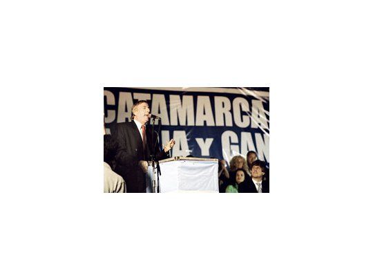 Néstor Kirchner cerró anoche la campaña del FpV, para las elecciones legislativas de Catamarca.