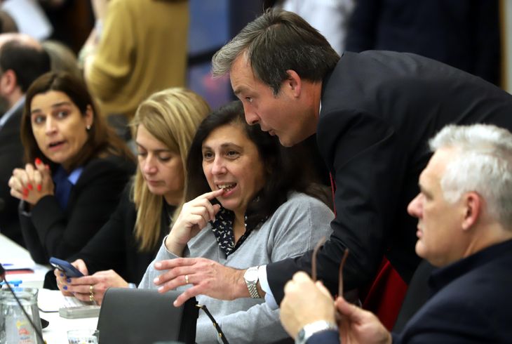 Paula Oliveto y Mart&iacute;n Soria, diputados de Coalici&oacute;n C&iacute;vica y Uni&oacute;n por la Patria respectivamente.