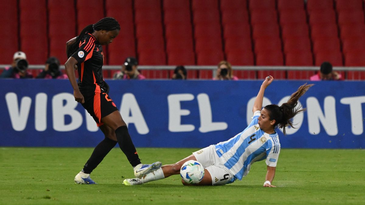 The women’s team fell to Colombia and was at the door of the Copa América final