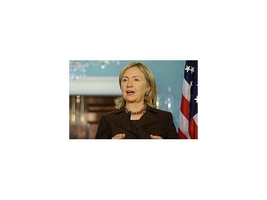 La secretaria de Estado de EEUU, Hillary Clinton.