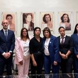 Patricia Bullrich junto a los familiares de Jeremías Monzón. Patricia Bullrich junto a los familiares de Jeremías Monzón.