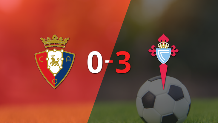 Arrolladora victoria de Celta en casa de Osasuna