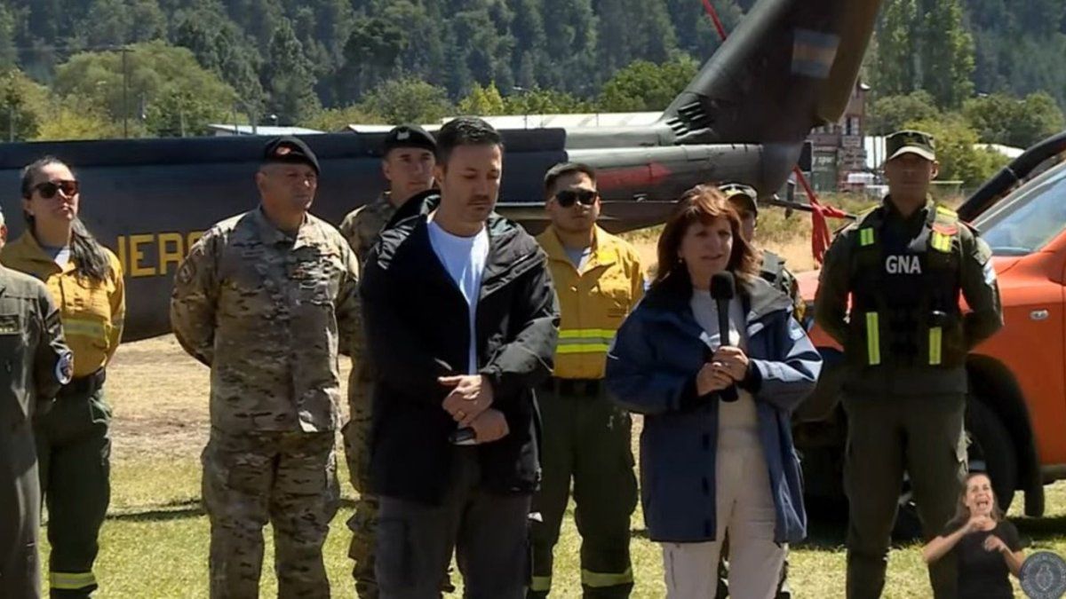 From El Bolsón, Patricia Bullrich and Luis Petri announced the creation of the Federal Emergency Agency