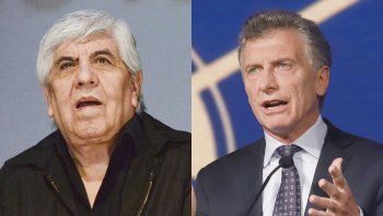 Hugo Moyano y Mauricio Macri.