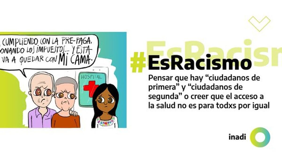 Rechazo en las redes a publicación racista del INADI
