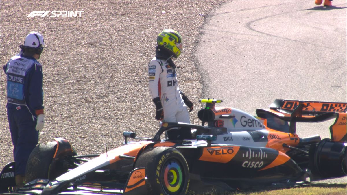 Formula 1: the chaotic start of the US GP sprint race