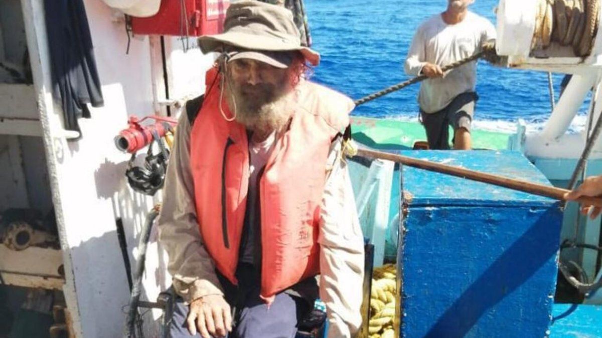 They rescued a shipwrecked man and his dog after spending three months lost