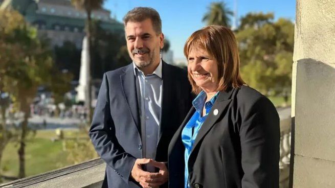 Cristian Ritondo y Patricia Bullrich.&nbsp;