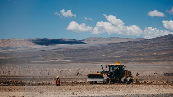 Obras viales de alta montaña del Corredor del Norte (tramos F y E) a cargo de la UTE sanjuanina-puntana Terusi–Semisa. Obras viales de alta montaña del Corredor del Norte (tramos F y E) a cargo de la UTE sanjuanina-puntana Terusi–Semisa.