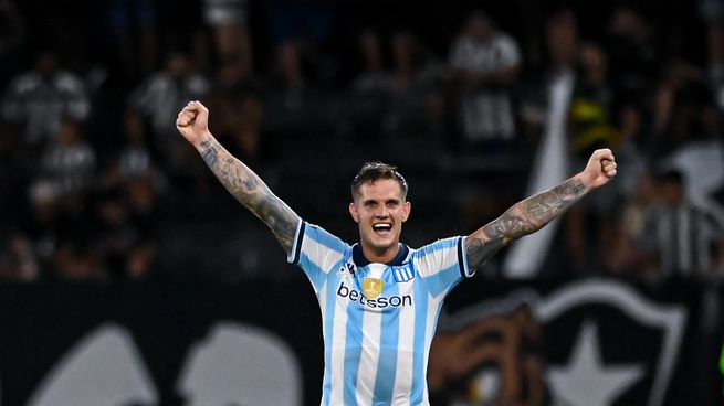 Zuculini selló el título de Racing en la Recopa Sudamericana.