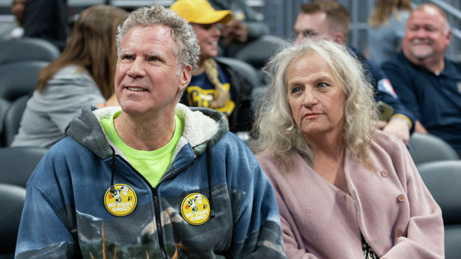 Will Ferrell and Harper Steele.