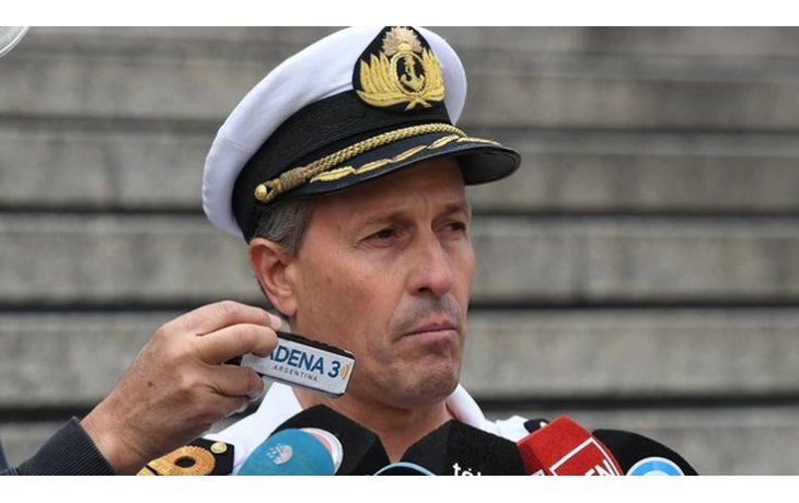 Enrique Balbi, vocero de la Armada.