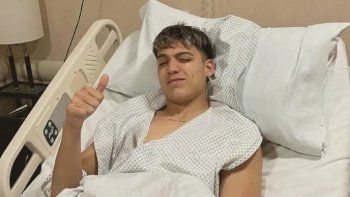 el sentido mensaje de exequiel zeballos tras su grave lesion en boca