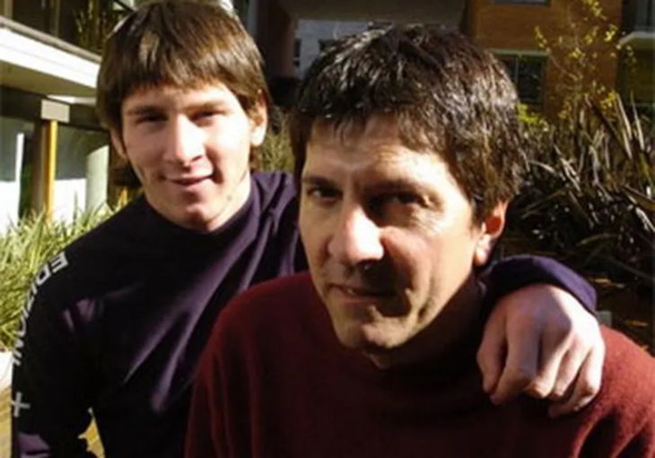 Lionel Messi junto a su padre, Jorge, años atrás. Lionel Messi junto a su padre, Jorge, años atrás.