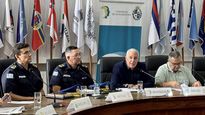 El ministro del Interior Carlos Negro recibió los reclamos de los intendentes en materia de seguridad.