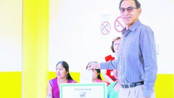 Espaldarazo. Las propuestas del presidente Martín Vizcarra fueron apoyadas por cerca del 85% de los votos, de acuerdo con proyecciones de consultoras.