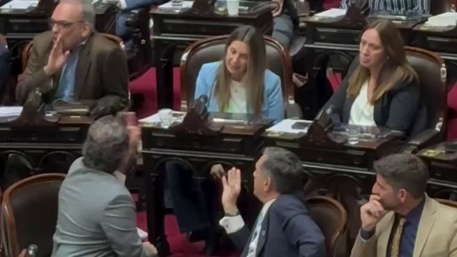 El jefe de bloque, Cristian Ritondo, mantuvo un tenso cruce con Silvia Lospennato por su voto sobre los vetos presidenciales.&nbsp;