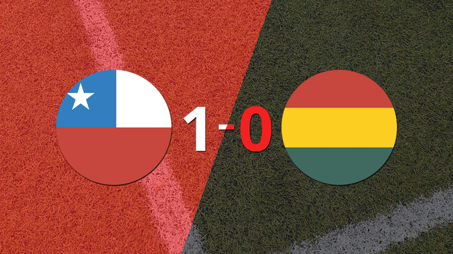 Chile derrotó en casa 1-0 a Bolivia