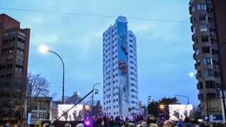 El mural más grande del mundo queda en La Plata.