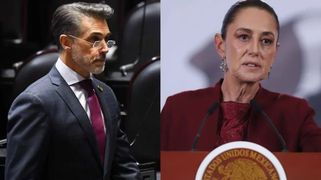Mensaje de Sergio Mayer a Claudia Sheinbaum.