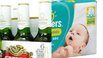 En la plataforma Mercado Libre registraron ayer la venta de 348 paquetes de pañales por minuto, que junto con Cervezas y café figura entre los productos de consumo masivo más vendidos.