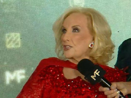 Mirtha, con Covid. 