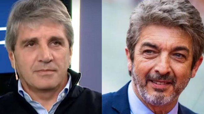Luis Caputo y Ricardo Darín.