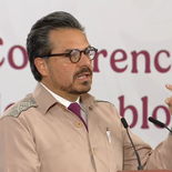 Zoé Robledo, titular del IMSS, en la Mañanera del Pueblo. Zoé Robledo, titular del IMSS, en la Mañanera del Pueblo.