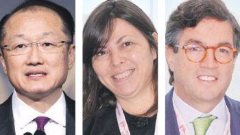 Jim Yong Kim, Silvina Batakis y Luis Alberto Moreno