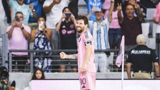 Es la sexta vez que Messi consigue cuatro goles en un partido.