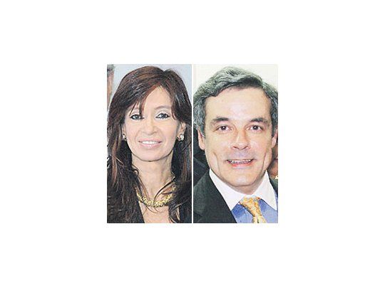 Cristina Kirchner y Carlos Rovira