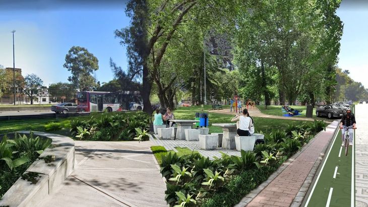 El parque lineal tendrá unos 4 kilómetros de extensión. Contará con plazas, juegos recreativos y espacios para realizar actividad deportiva. El parque lineal tendrá unos 4 kilómetros de extensión. Contará con plazas, juegos recreativos y espacios para realizar actividad deportiva.