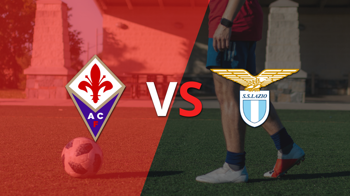 The ball is already rolling between Fiorentina and Lazio at the Artemio Franchi stadium