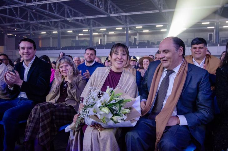 La ministra de Cultura, Turismo y Deporte catamarqueña, Daiana Roldán, junto a su esposo, Gustavo Saadi. La ministra de Cultura, Turismo y Deporte catamarqueña, Daiana Roldán, junto a su esposo, Gustavo Saadi.