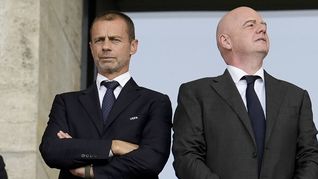 La UEFA analiza levantar la amenaza de boicot que había planteado contra las competencias organizadas por la FIFA. La UEFA analiza levantar la amenaza de boicot que había planteado contra las competencias organizadas por la FIFA.