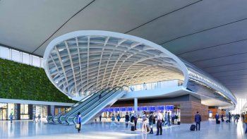 Nueva Terminal de Partidas del Aeropuerto internacional de Ezeiza.