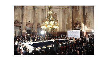 Ricardo Lorenzetti encabezó el inicio de la reunión.