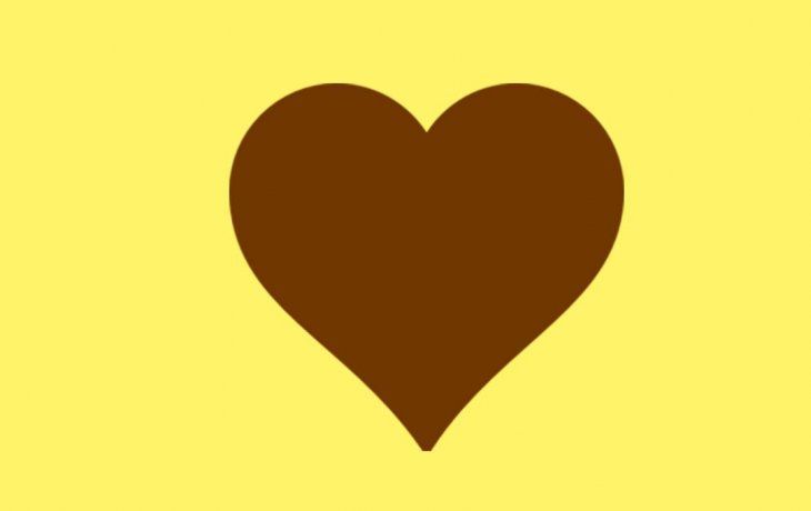 El corazón marrón.