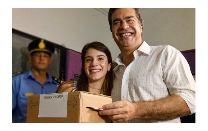 Capitanich al votar.