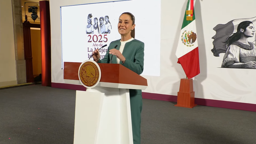 Claudia Sheinbaum inicia la semana con la Mañanera del Pueblo.