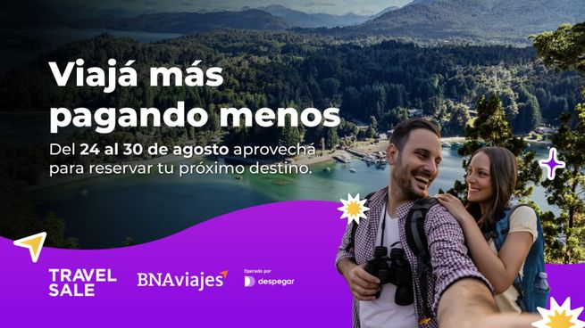 Banco Nación: Participará del “Travel Sale 2026” con beneficios exclusivos.