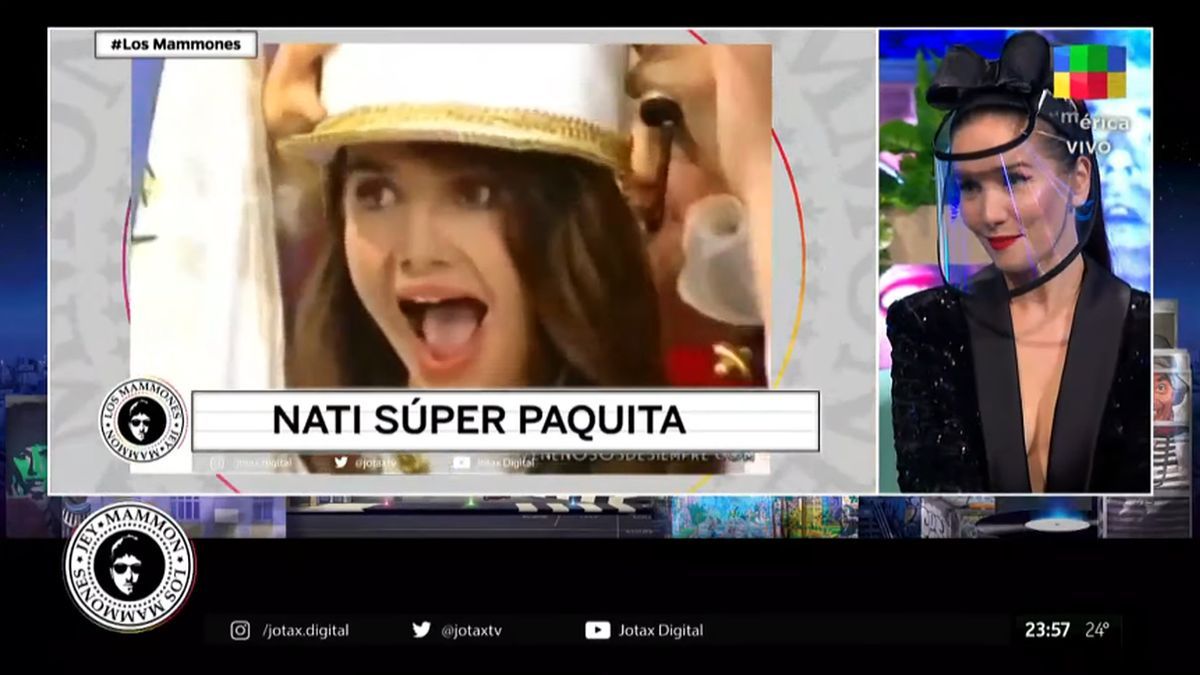 Natalia Oreiro recordó su pasado como paquita de Xuxa Me vio y dijo A