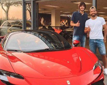 La impactante Ferrari que compró Agüero: vale medio millón de euros y tiene mil caballos de fuerza