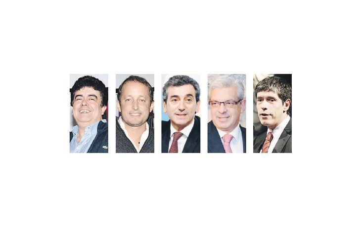 ámbito.com | F. Espinoza, M. Insaurralde, F. Randazzo, J. Domínguez y  J. M. Abal Medina