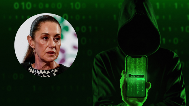 Claudia Sheinbaum sufre el hackeo de su celular.