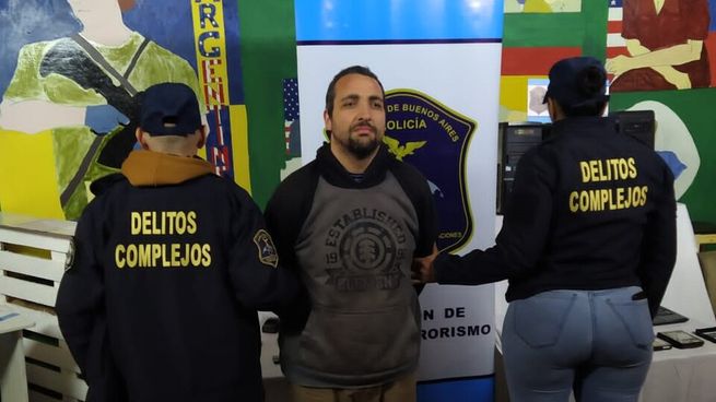 El operativo estuvo a cargo de la División Antiterrorista de la Policía Bonaerense.