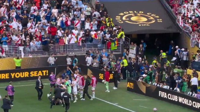 River protagonizó una pelea luego de la eliminación ante Inter.