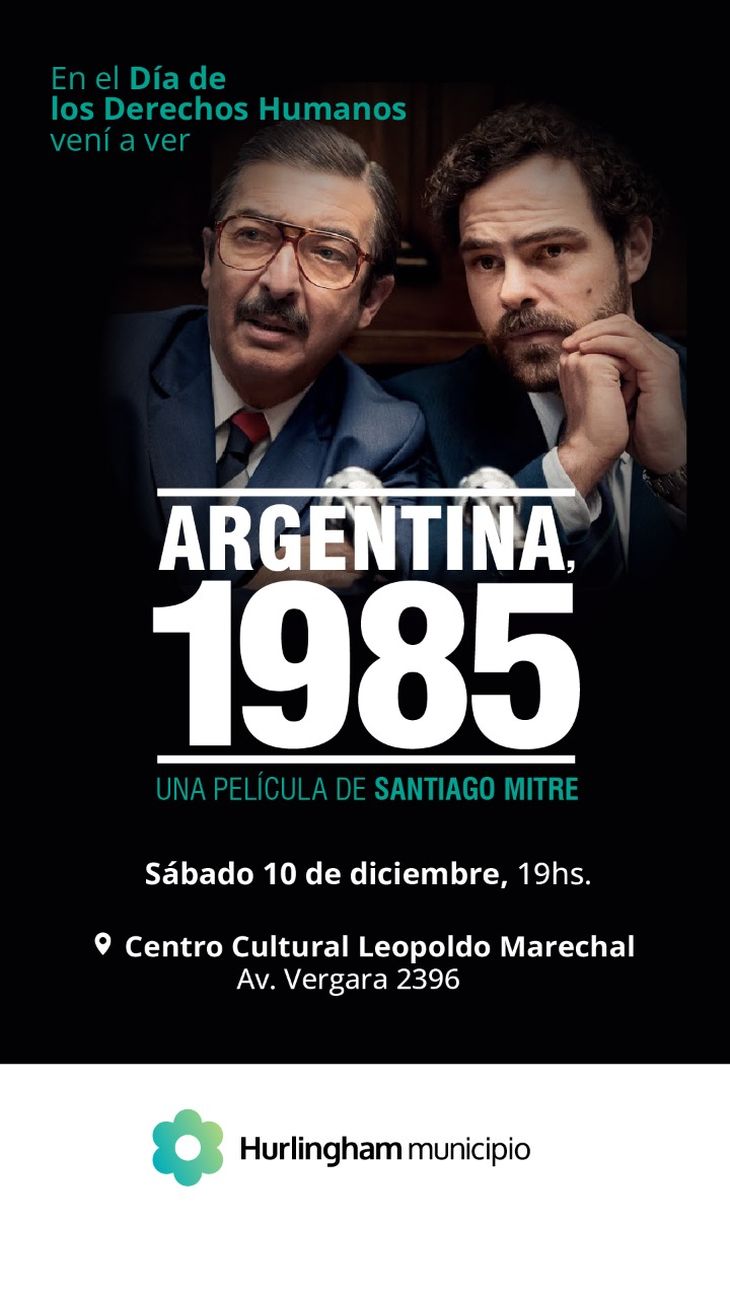 Hurlingham proyectará este sábado Argentina, 1985 de forma gratuita.jpg