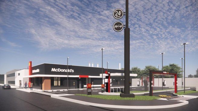 El restaurante ofrecerá tecnología de atención avanzada: kioscos digitales de autogestión, cartelería digital, espacio McCafé, Playland y un moderno AutoMac.