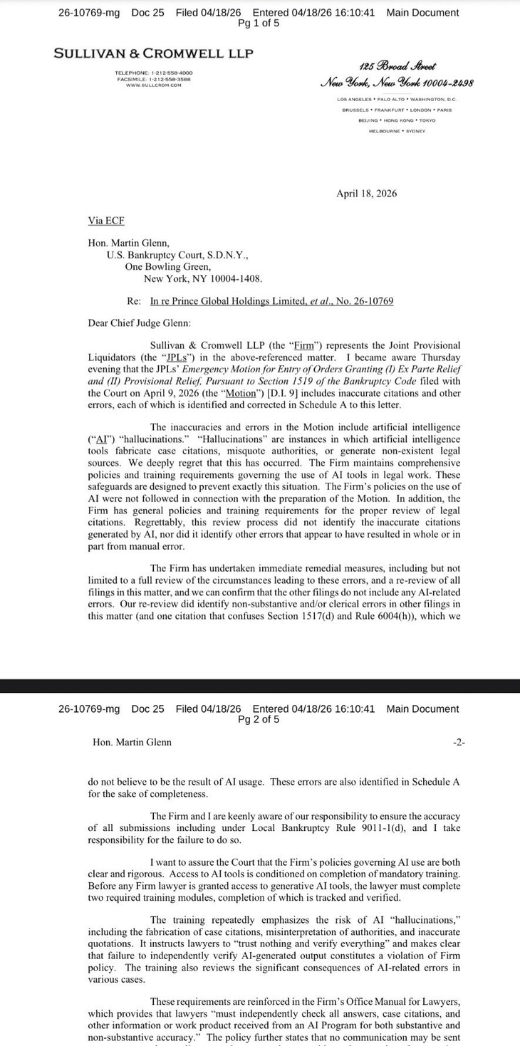 La carta del bufete de abogados. La carta del bufete de abogados.